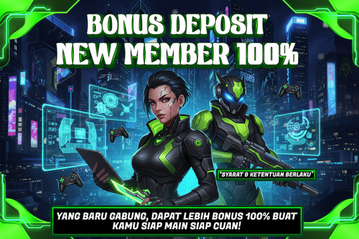 Bonus New Member 100%